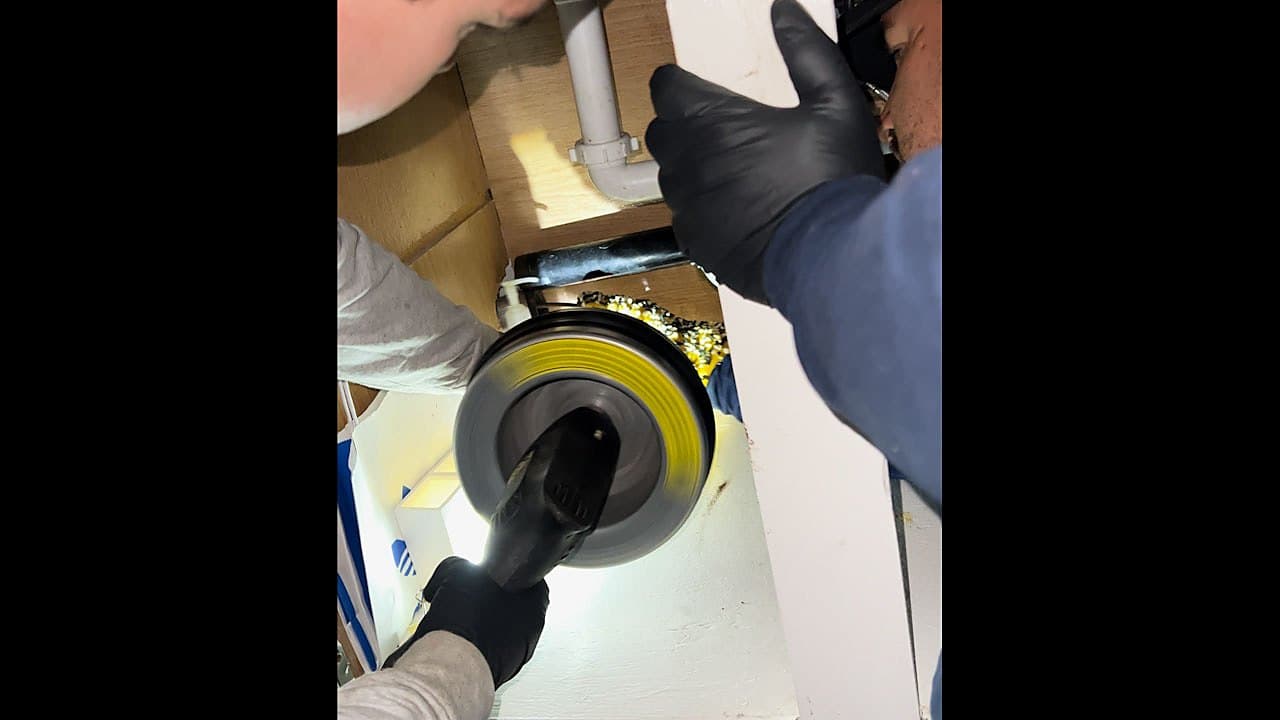 Conejo Bros Plumbing technician at work